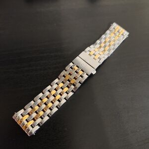 Michele Watch Two-Tone Watch Band Steainess Steel 5in